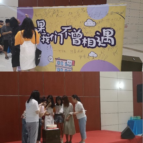 图2：组织毕业生党员过集体生日